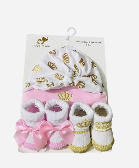 Cap and booties set