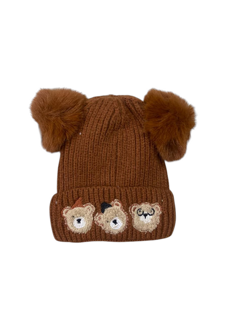 Cute winter bear caps
