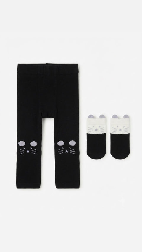 Cute bear leggings set
