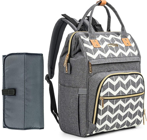 Grey abstract bag pack