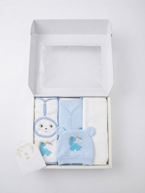 The Gentle Dino Quilted Baby Set