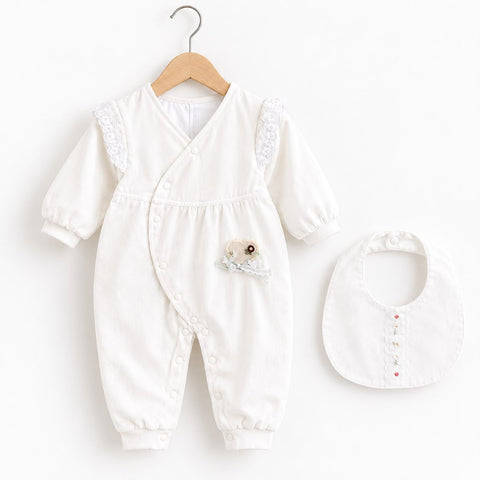 White fairy romper set