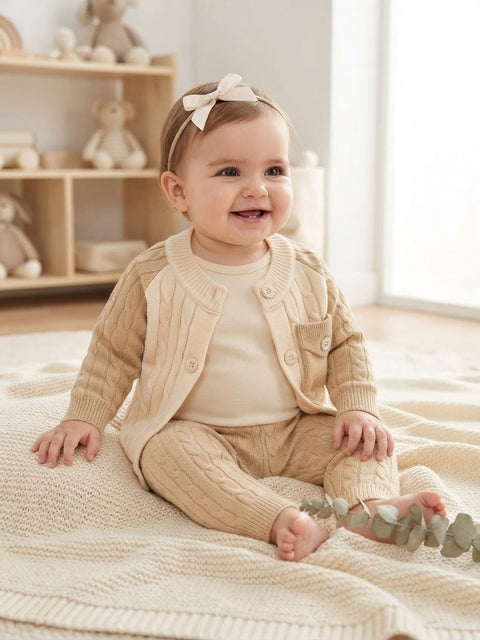 The little racer beige set