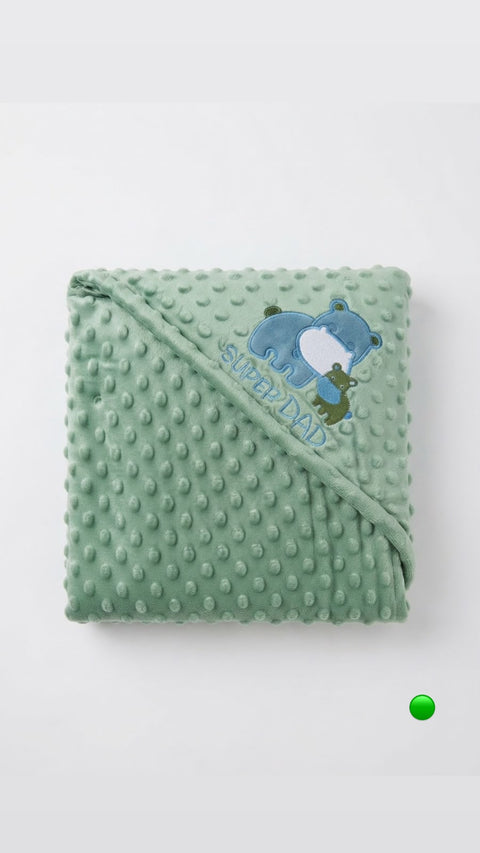 Super daddy plush blanket