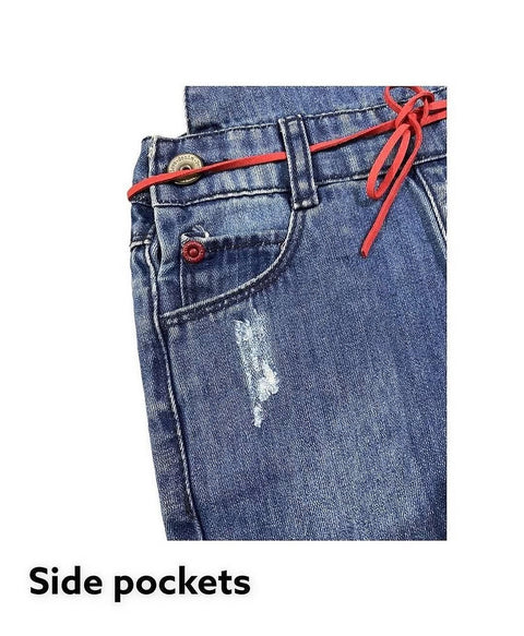 Imported denim dungaree