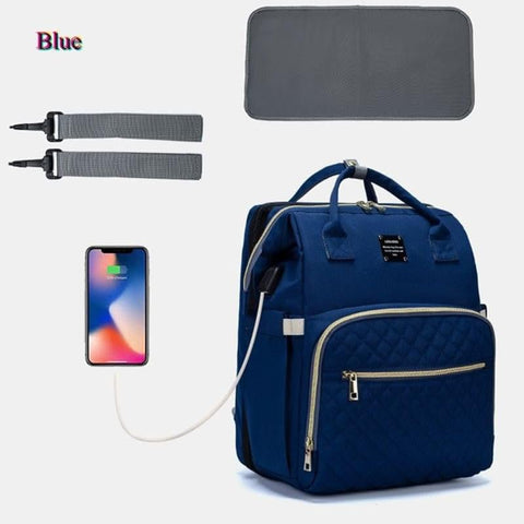 Blue 2_in_1 bed bag