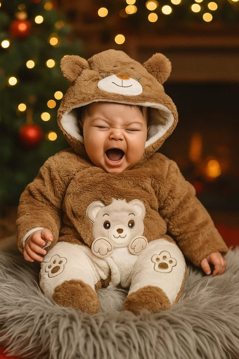 Brown bear fur jumper