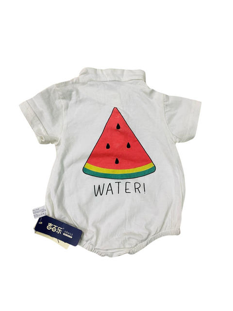 Watermelon white bodysuit