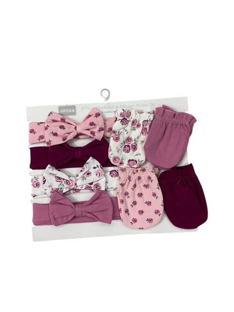 Headband and mitten set