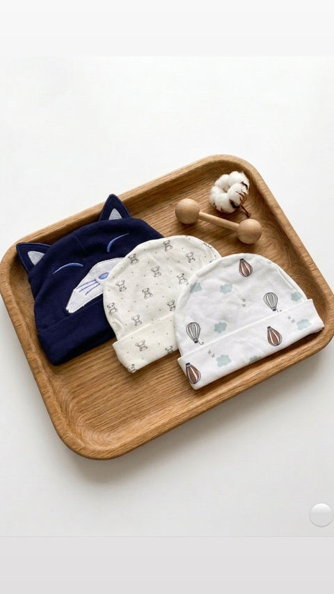 Panda baby cap set