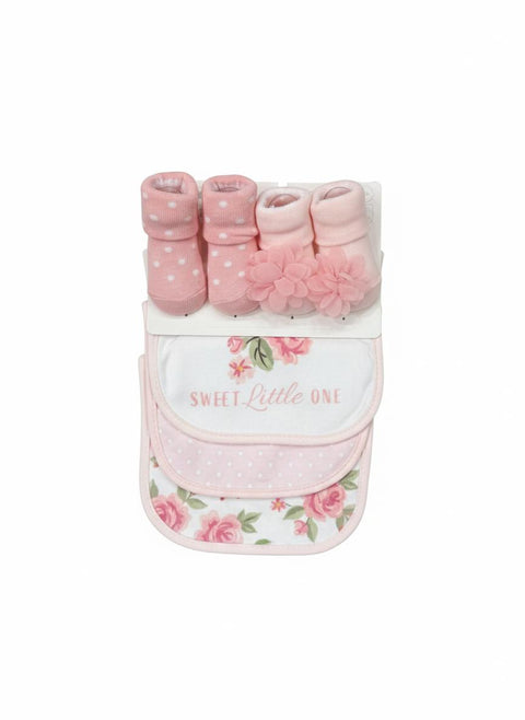 Floral bib set