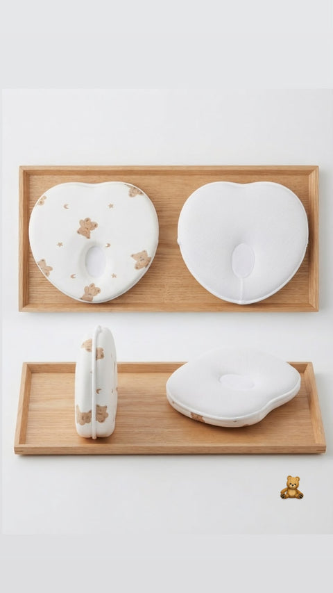 Baby bear head shape pillow