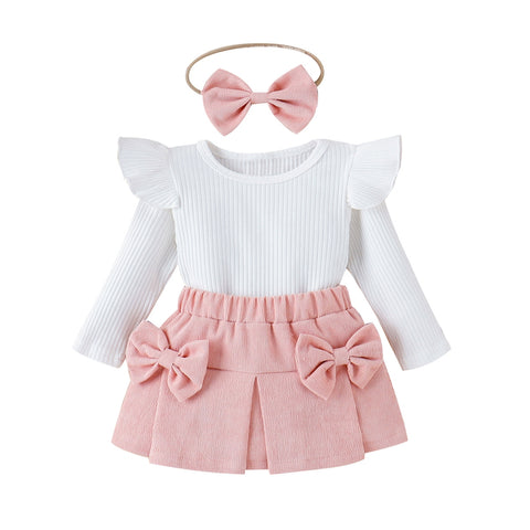 Little bow pink set