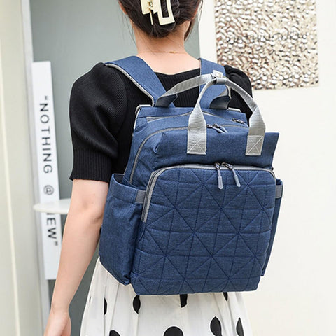 Fashion way-blue-diaper bag
