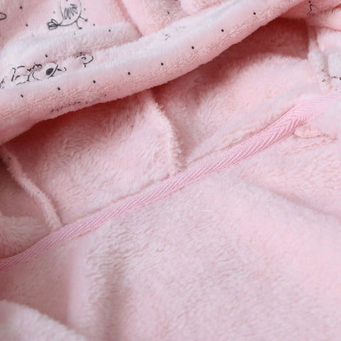 Pink plush jumper