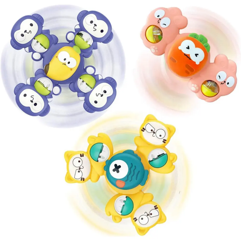 Baby rattle turntable set