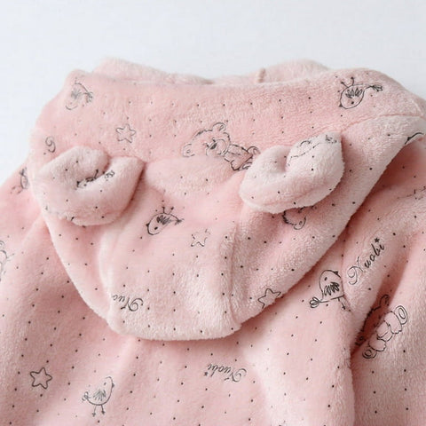 Pink plush jumper