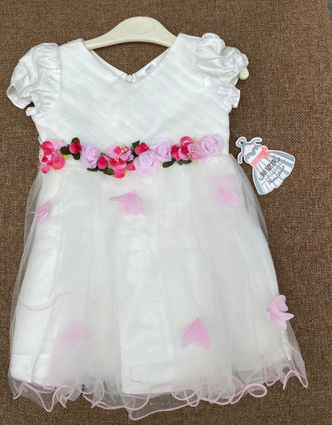 3d floral fancy frock