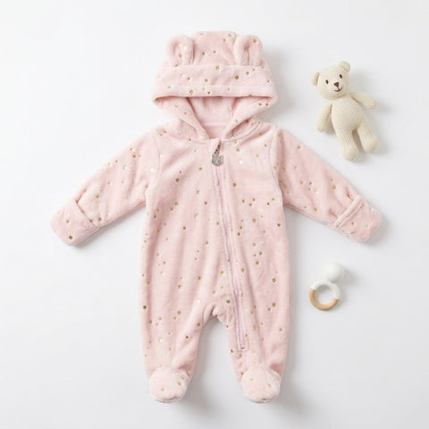Pink star winter jumper