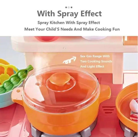 Spraying mist kitchen