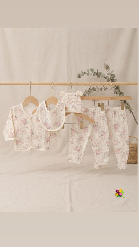 Baby's rose garden summer set