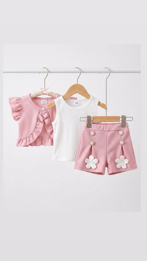 Little flower girl summer set