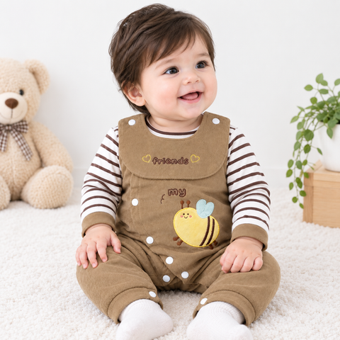 Cozy Bumblebee Striped jumper