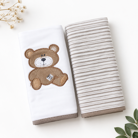 Lovely bear wrapping sheet set