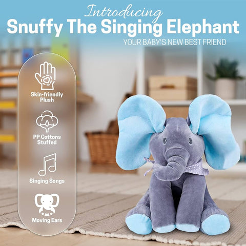 Peekaboo elephant