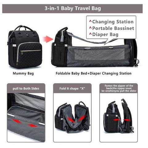 Black 2_in_1 bed bag