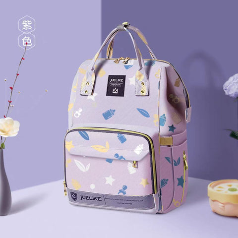 Jeulike purple bag pack