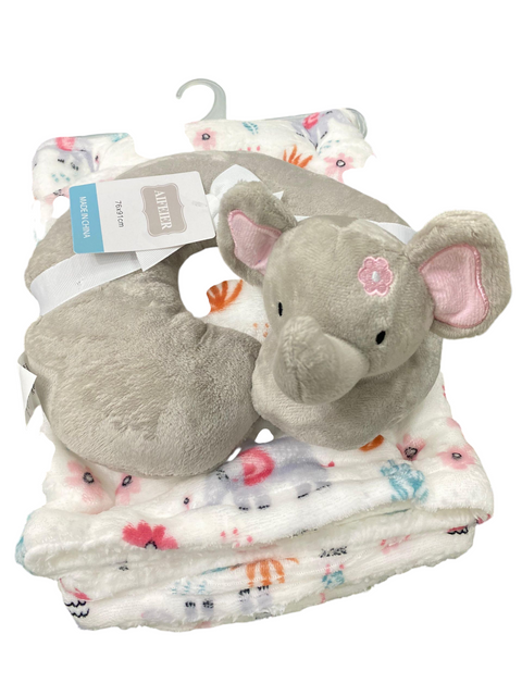 Round pillow character blanket
