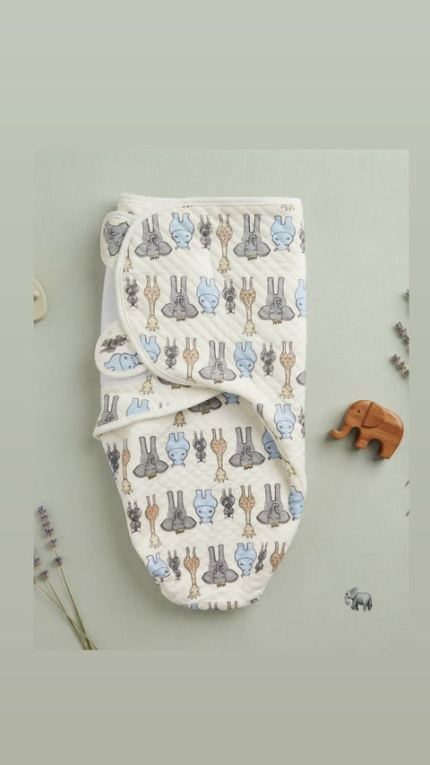 Royal baby quilted swaddle