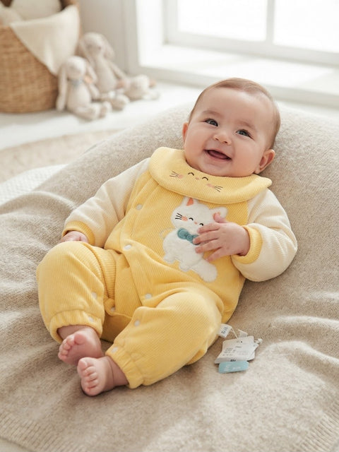 The buttercup kitty romper