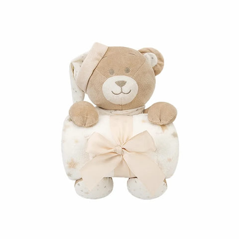Bear toy blanket