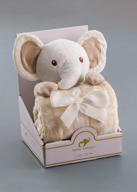 Elephant toy blanket