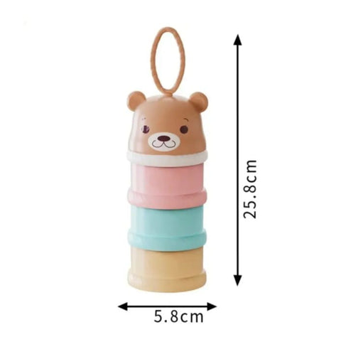 Bear 3 layer milk container