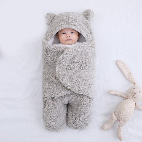 Winter furr swaddle