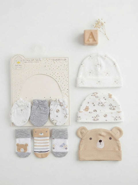 Cozy Teddy Bear Baby Gift Set