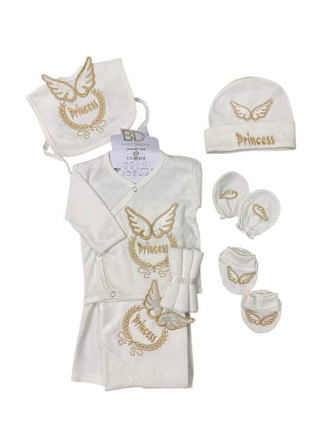 Embroidered angel starter set