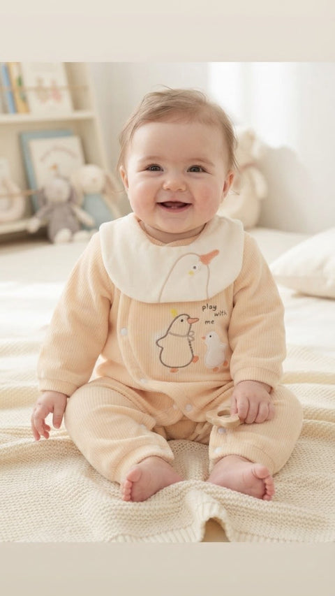 Playful duckling romper