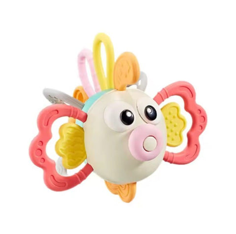 Fish teether rattle