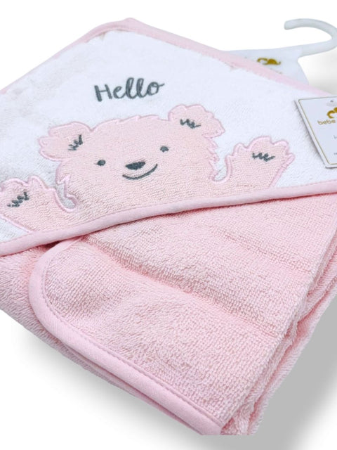 Bear bath and face towels