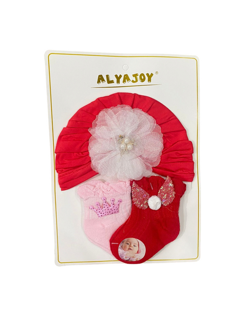 Super adorable turban cap set