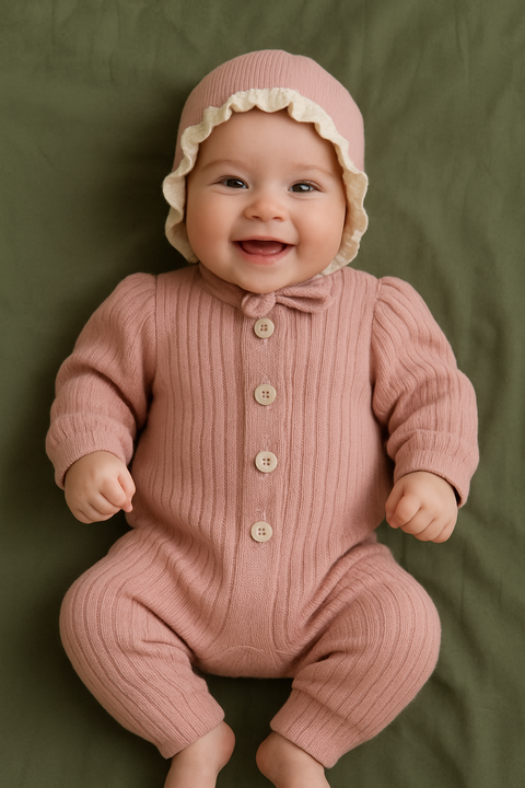 Imported wool romper