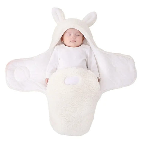 White furr swaddle