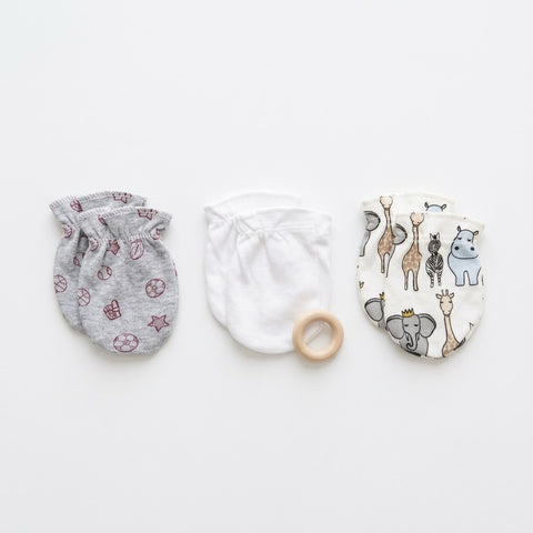 Pack of 3 mitten set