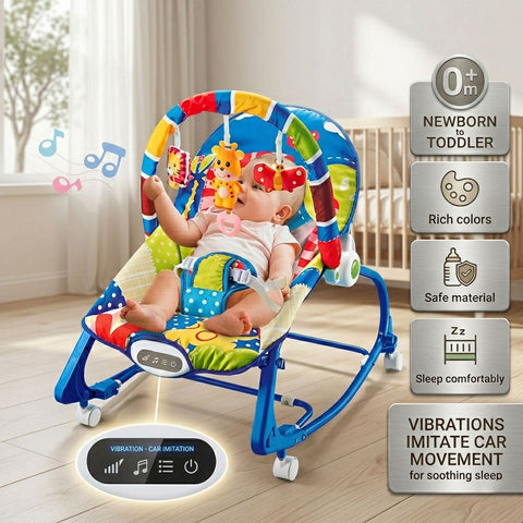 Baby bouncer plus rocker