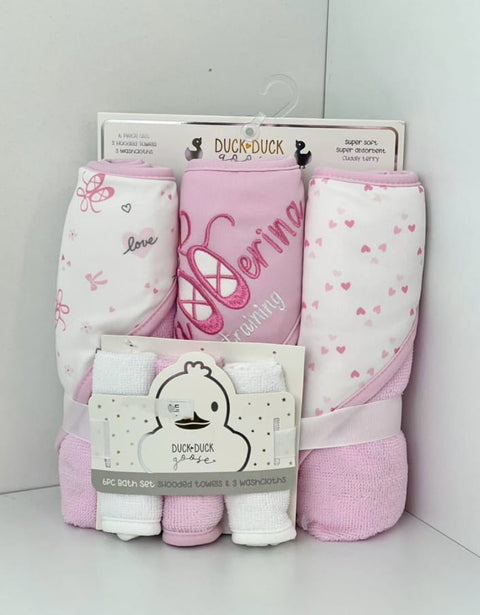 Pink towel set
