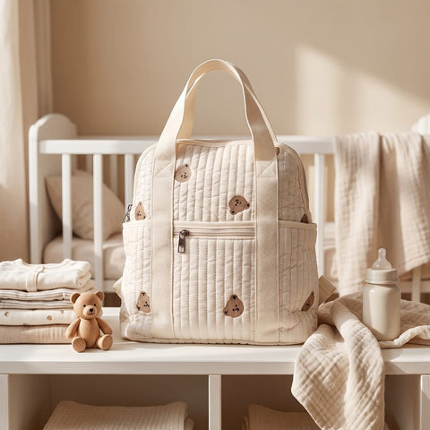 Premium quilted mother bag